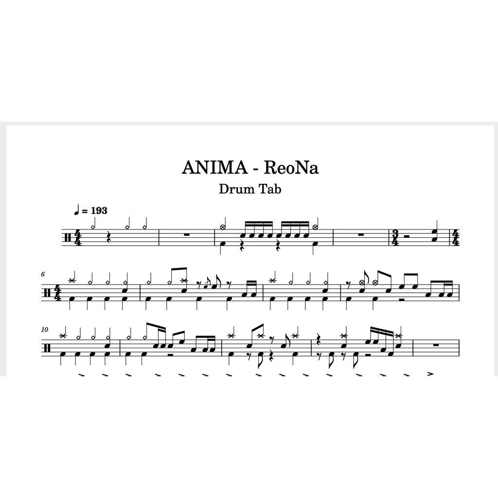 Reona Anima 刀劍神域ｏｐ 鼓譜 蝦皮購物