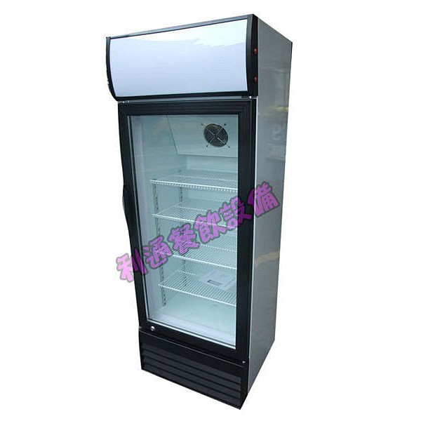 《利通餐飲設備》1門玻璃冰箱(黑色) 180L單門冰箱 一門冰箱冷藏冰箱 冷藏櫃 展示櫃 展示櫥~
