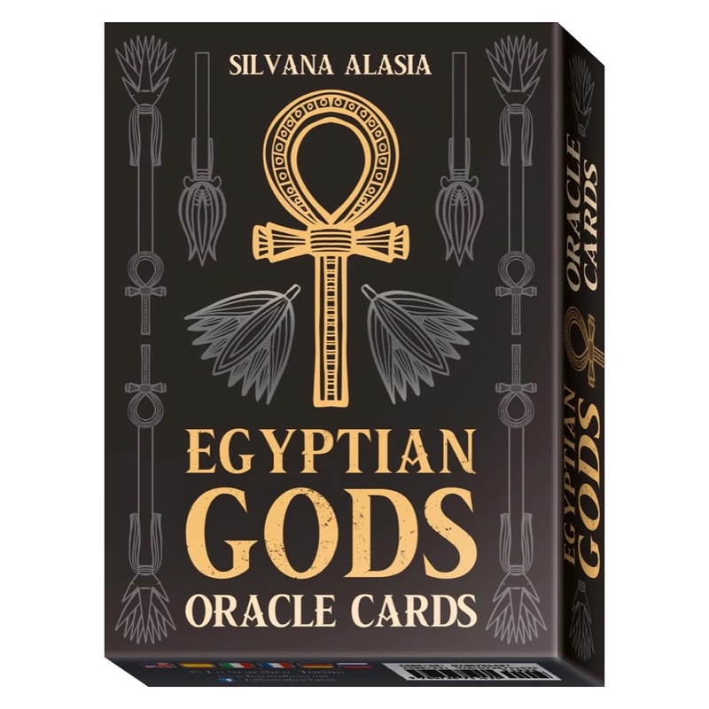 埃及眾神指引卡,贈中文翻譯｜Egyptian Gods Oracle Cards,36張類莎草紙蛋彩畫【左西購物網】