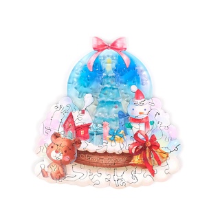 海裡魚60pcs複合拼圖 聖誕水晶球 Christmas Snow Globe