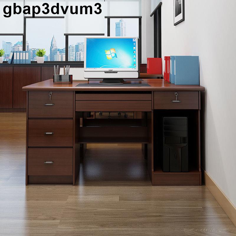 電腦桌臺式辦公桌家用寫字1.4米單人1米書桌 1.2米抽屜帶鎖簡約桌gbap3dvum3