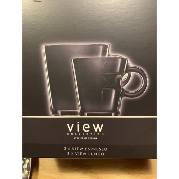 view collection 全新nespresso 玻璃咖啡杯組