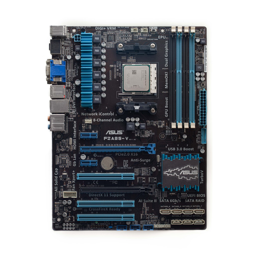 AMD A8-5600K FM2腳位 + ASUS F2A85-V主機板