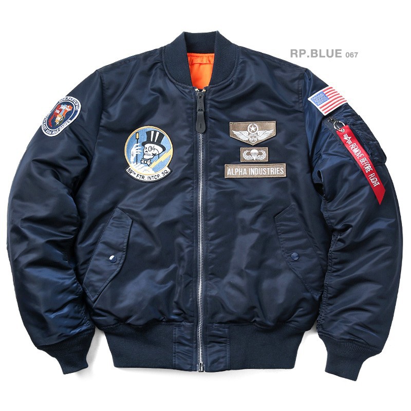 Brand T 日版alpha Industries 59th Ftr Tight 貼布 空軍外套 飛行外套 Ma1 蝦皮購物