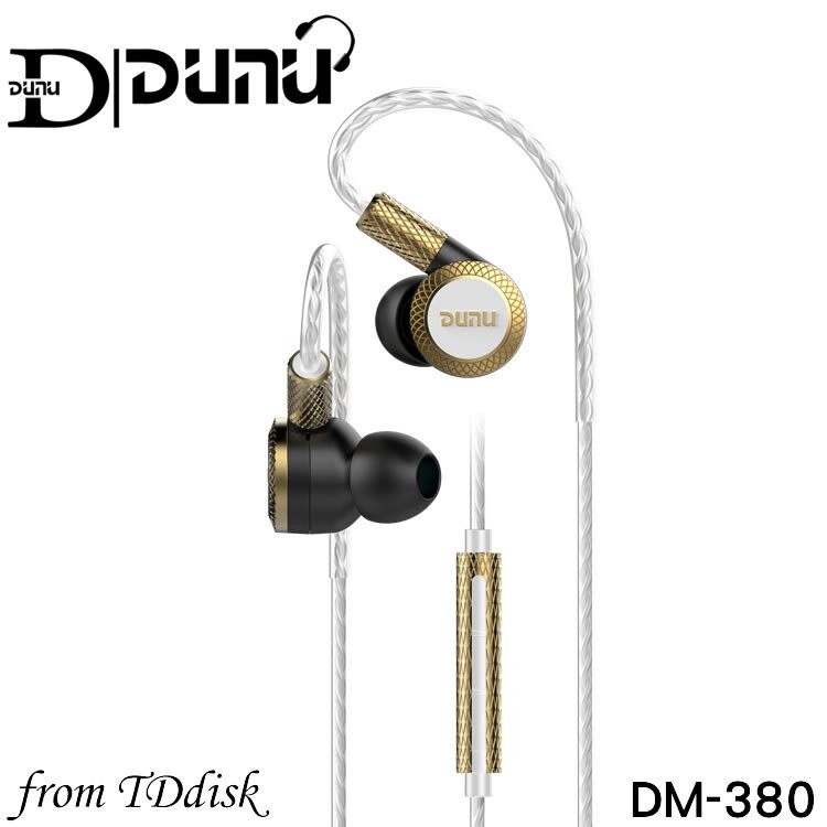 DUNU DM-380 耳道式耳機 鈦晶振膜動圈單元 異軸三單元結構