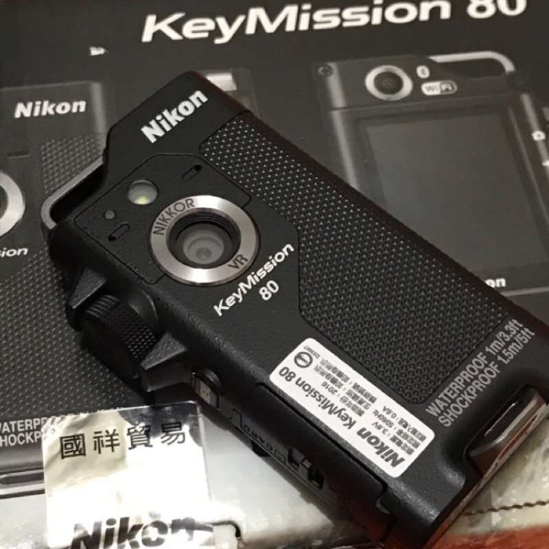 Nikon KeyMission 80 運動攝影機 (國祥公司貨) 尼康 非GoPro 7 GoPro 8