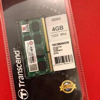 全新未拆 創見DDR3 4G 筆電 記憶體 DDR3 1333 ram transcend 創建