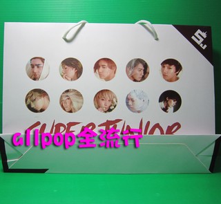 ★allpop★ Super Junior [ SJ 紙袋 ] 現貨 絕版 韓國進口 袋子 Super Junior-M