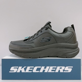 SKECHERS D'LUX WALKER SR 男生 黑色 皮革 寬楦 防滑 防油 工作鞋 慢跑鞋200102WBLK