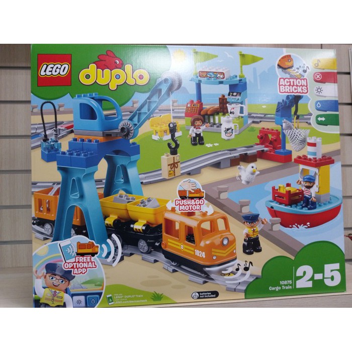 cargo train lego duplo