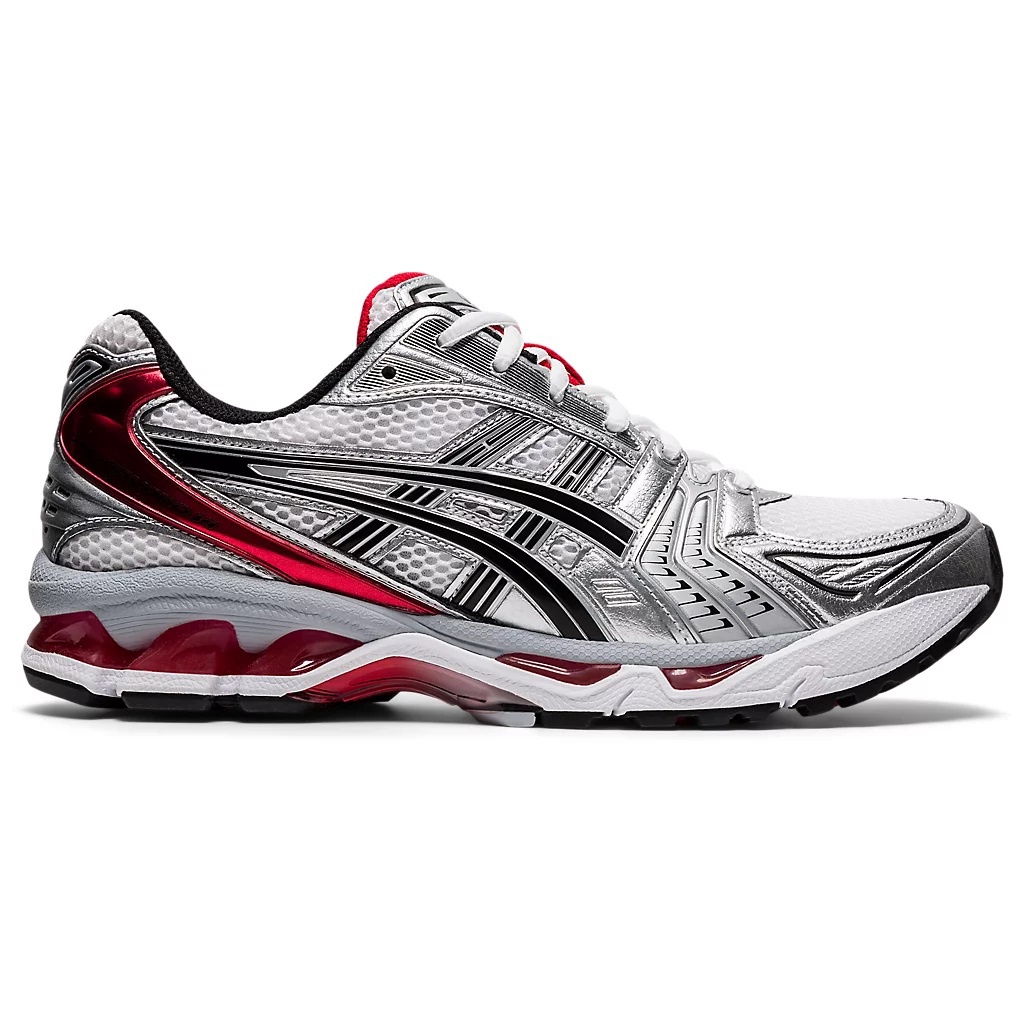 [Nobody日本代購] ASICS 亞瑟士 GEL-KAYANO 14 銀 紅 1201A019-103