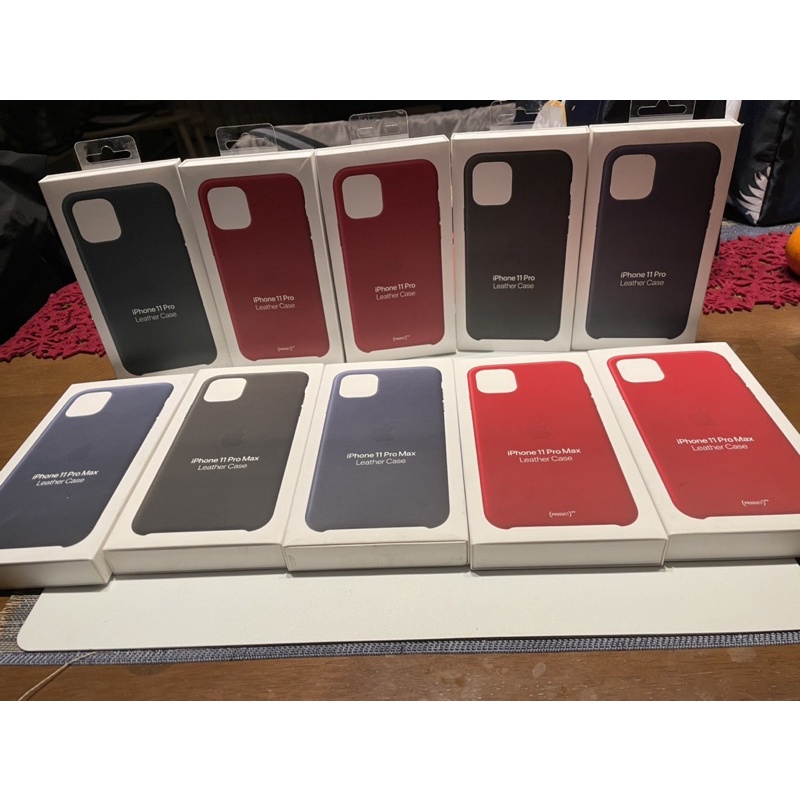 最後特價 Apple IPhone 11 Pro Max 原廠 皮革 保護殼 全新未使用 台灣公司貨