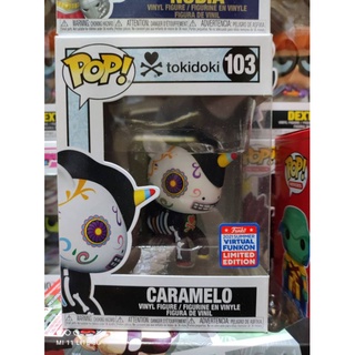 FUNKO POP 正版 103 獨角獸 CARAMELO TOKIDOKI 亡靈節 會場限定