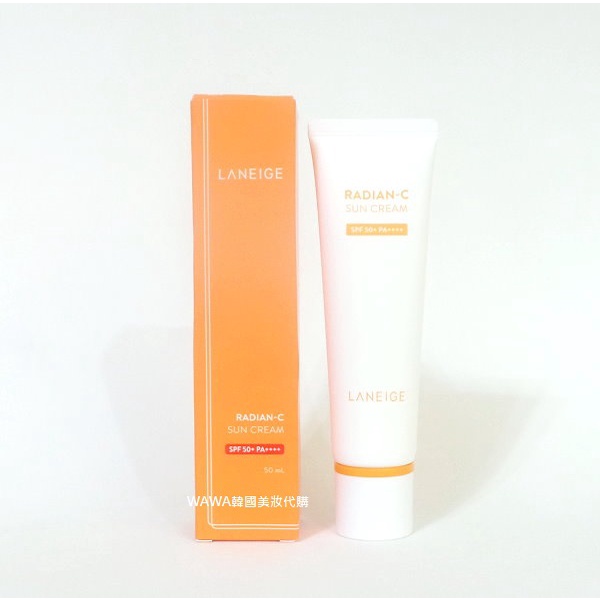 現貨【LANEIGE蘭芝】維他命C淨膚防曬乳SPF50+ PA++++／韓國官網直購。特價850╭☆WaWa韓國美妝代購