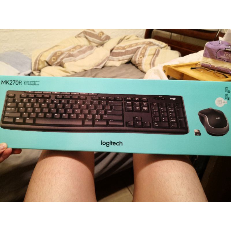 全新未拆封 羅技 Logitech MK270R 無線鍵鼠組