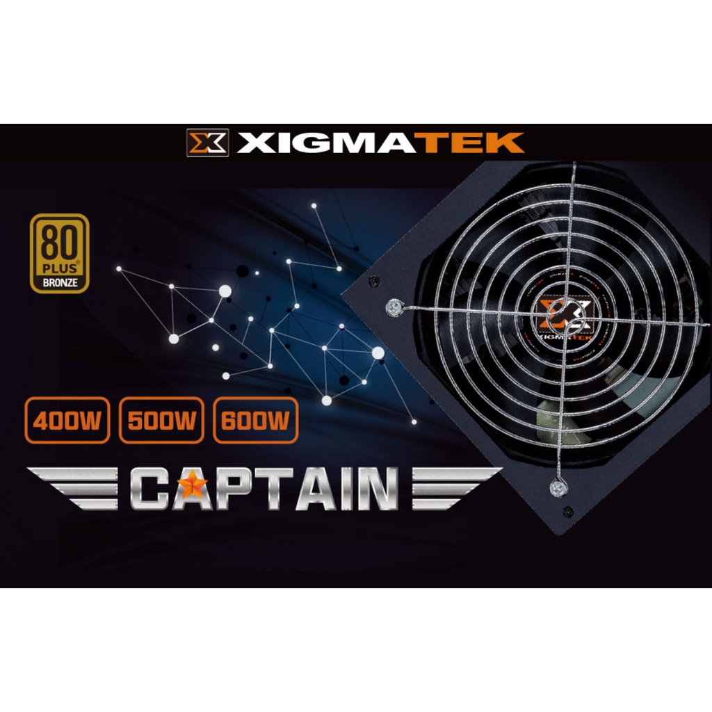 【前衛】富鈞Xigmatek Captain 400W 80+ 銅牌 電源供應器 (EN42944)