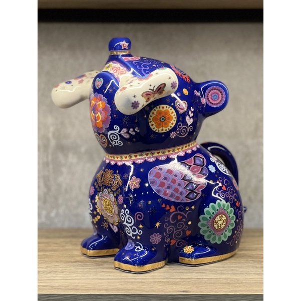 【Takara】洪易 Hung Yi 禮坊 RIVON 中秋旺月 中秋 瓷器 禮盒 藝術 限量文創藝術品 糖果罐 狗