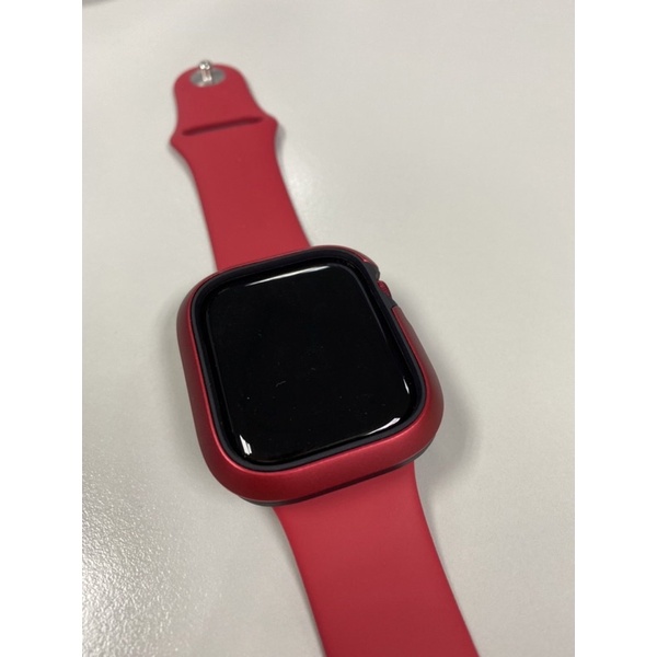 Odyssey 航太鋁合金保護殼 for Apple Watch 41mm (Apple Watch 7) 紅色