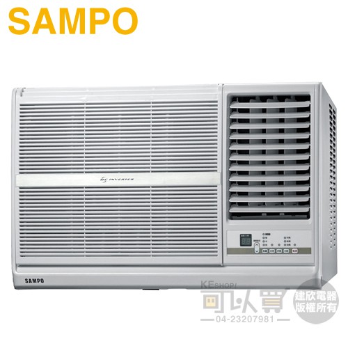 SAMPO 聲寶 ( AW-PC36D ) 6坪 變頻右吹窗型冷氣