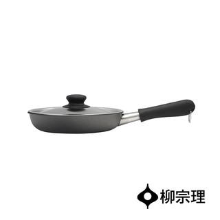 【日本柳宗理】雙網紋單手鐵鍋18cm(附蓋)《泡泡生活》平底鍋/日本製