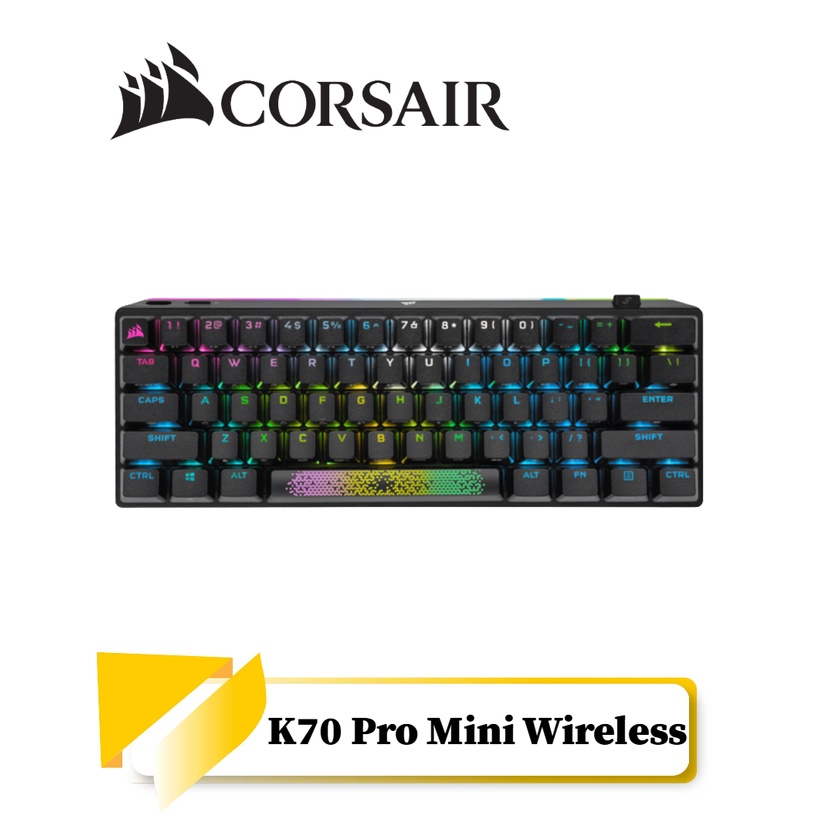 【TN STAR】海盜船 K70 Pro Mini Wireless 三模機械式鍵盤 無線/藍芽/銀軸/黑/RGB