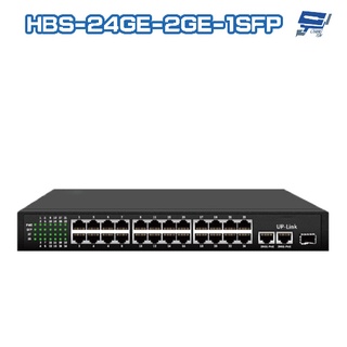 昌運監視器 HBS-24GE-2GE-1SFP 24埠 1000M GE PoE 網路交換機 交換器