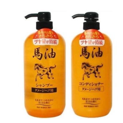 [黑黑精品]日本 純藥馬油保濕 洗髮精 / 潤髮精 (1000ml)