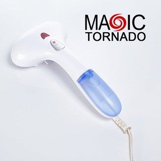 【MAGIC TORNADO黑旋風】藍白款 除皺大師掛燙機(加贈 門背式掛衣架X1)