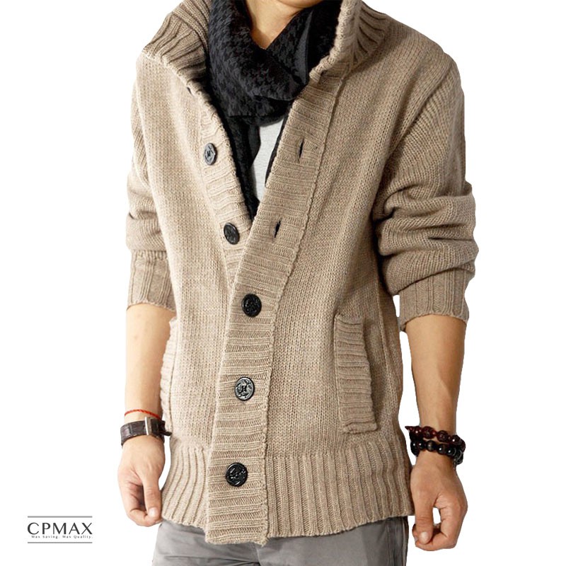 CPMAX 針織衫 羊毛針織衫 男外套 針織外套 長版外套 男毛衣 毛衣外套 羊毛針織 保暖外套【C13】