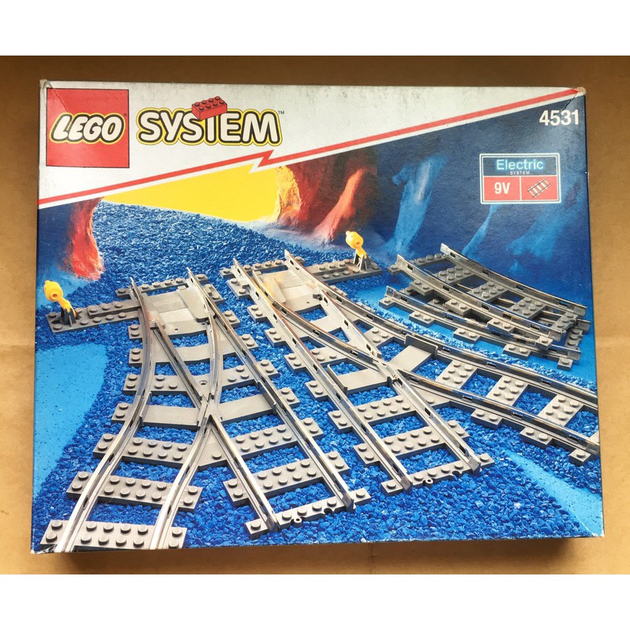 樂高 Lego 4531 車軌變向器(9V系列/火車鐵軌/彎軌)