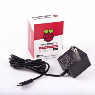 【莓亞科技】最新版樹莓派4B官方電源(5.1V, 3A,USB-C,US,含稅附發票NT$368)