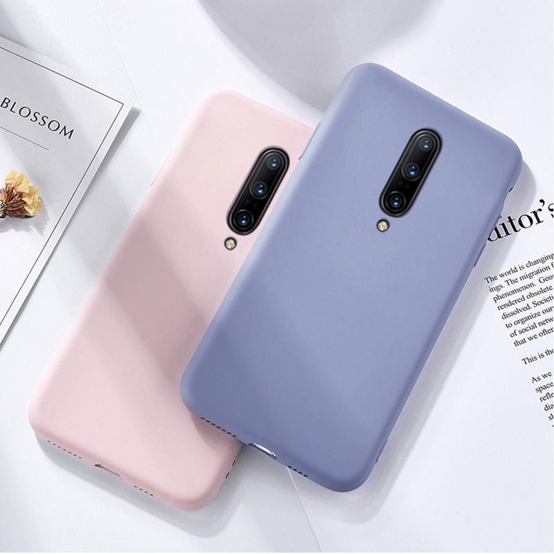 Oneplus 7/ 7 Pro 液態矽膠軟殼啞光薄 TPU 手機殼