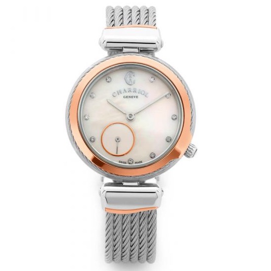 【天時鐘錶公司】CHARRIOL 夏利豪 CL30SP.580.003 CELTIC LEGACY 30MM 鋼索 腕錶