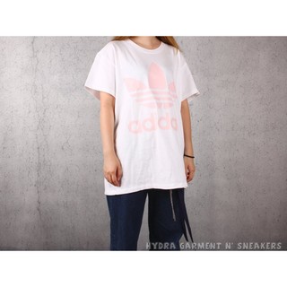 【HYDRA】adidas Originals Big Trefoil Tee 粉 寬版 三葉草 許路兒【BR9825】