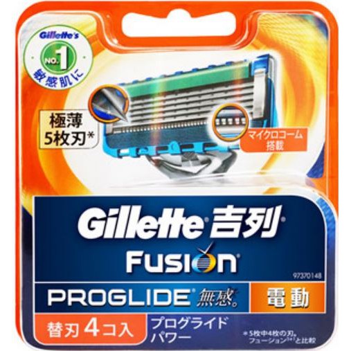 全新公司貨吉列Gillette Fusion 無感電動刮鬍刀頭