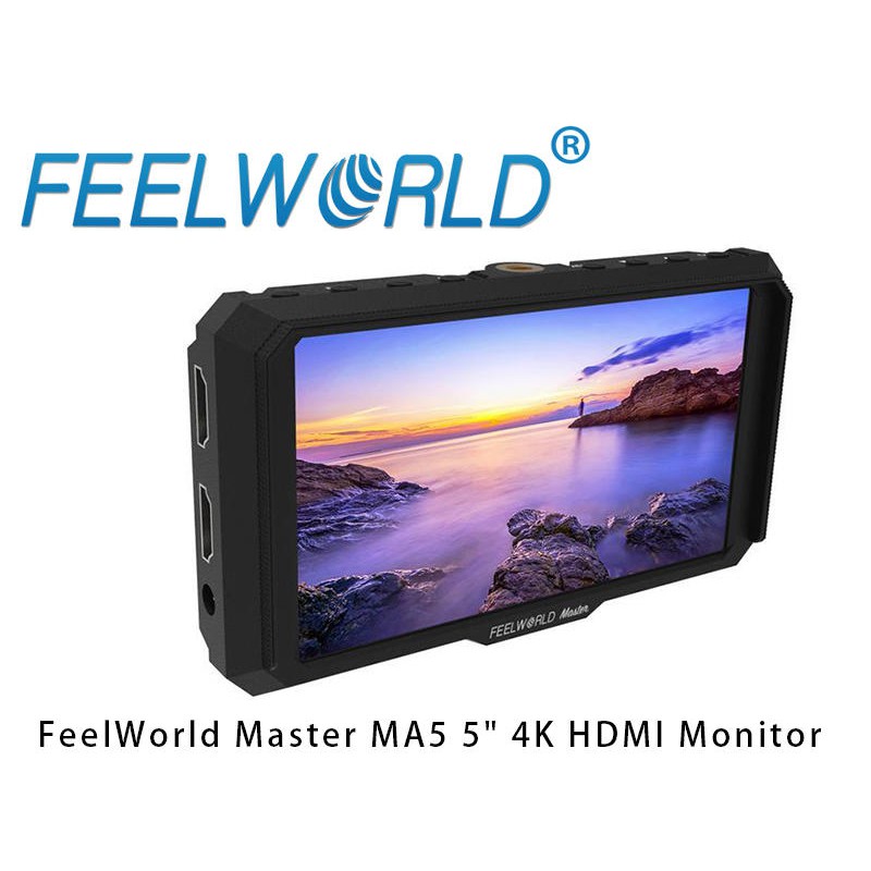 富威德 FeelWorld Master 5吋 監看器 監視器 支援4K Ma5 HDMI 遮光罩公司貨