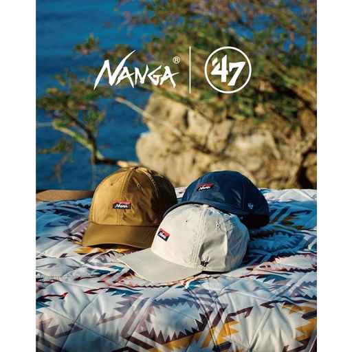 【現貨】NANGA × 47 AURORA CAP  黑色 男女皆可 日本直送 老帽 防潑水『送禮首選』