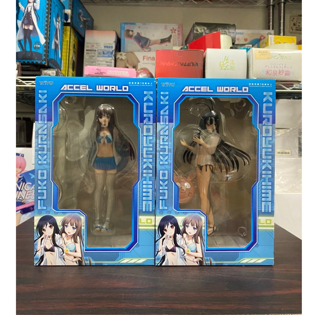 日版客 日版加速世界taito 黑雪姬倉崎楓子sega 泳裝比基尼沙灘球美少女公仔 蝦皮購物