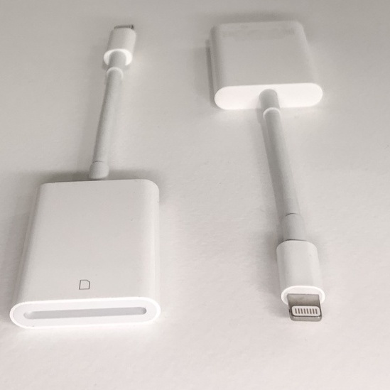 Apple 原廠 蘋果 Lightning 對 SD 卡相機讀卡機 高畫質匯出匯入 iPad iPhone