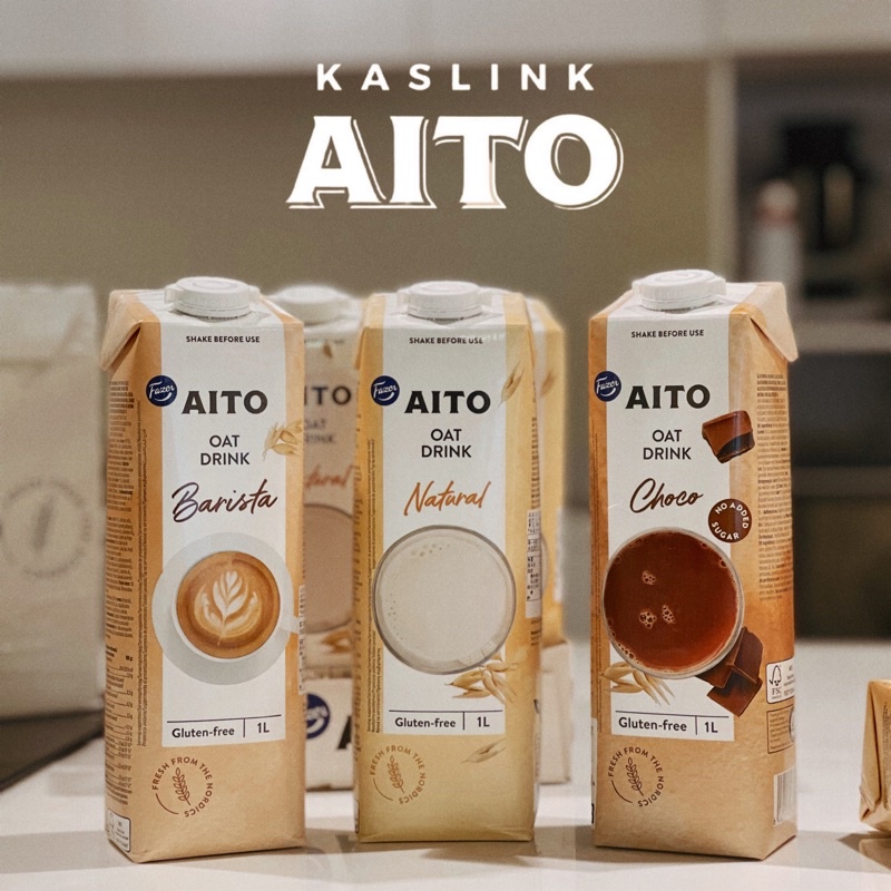 AITO芬蘭🇫🇮燕麥奶 咖啡/原味 無麩質 無添加糖 最新到港！
