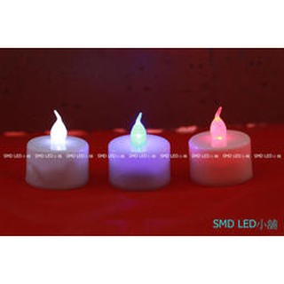[SMD LED 小舖]LED 紅 白 藍 電子蠟燭 含電池(攝影照明裝飾)