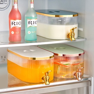 【台灣現貨 快速出貨】冰箱冷水壺帶水龍頭家用涼水壺大容量飲料桶水果檸檬茶壺果汁壺