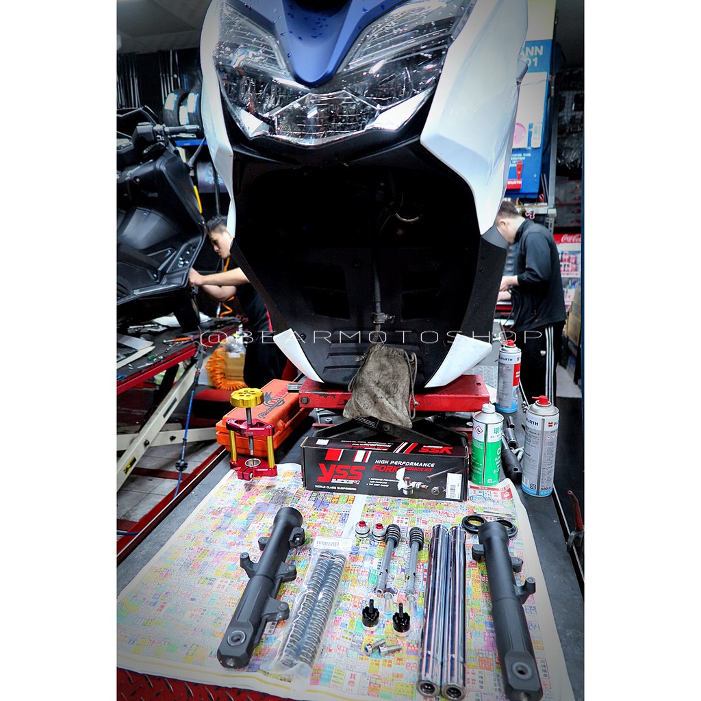 【貝爾摩托車精品店】YSS 公司貨 前叉彈簧阻尼套件 HONDA FORZA 300 NSS 300 本田 前避震器