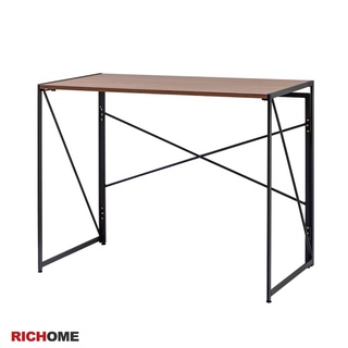 RICHOME DE292-1 黑森簡單工作桌(可折疊) 工作桌 電腦桌 辦公桌 書桌