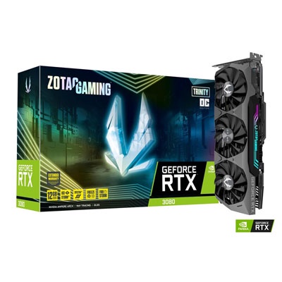 索泰GAMING GeForceRTX3080TrinityOCLHR12GB電競顯卡ZT-A30820J-10PL先