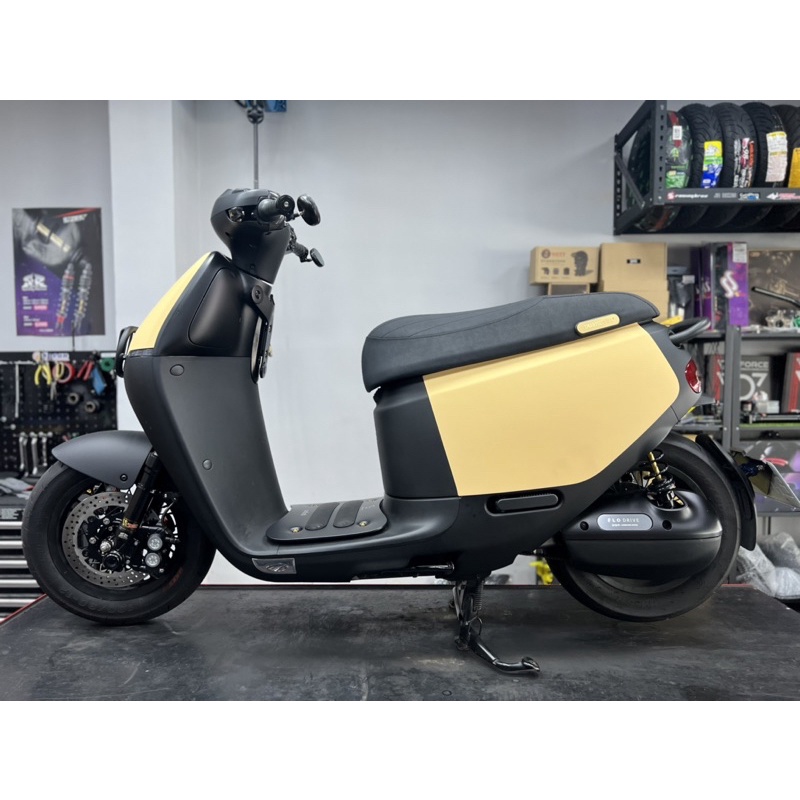 益新電能│GOGORO2  三件式 車殼 消光 沙漠黃 側蓋 側板 面板 全車 烤漆 s2 plus delight