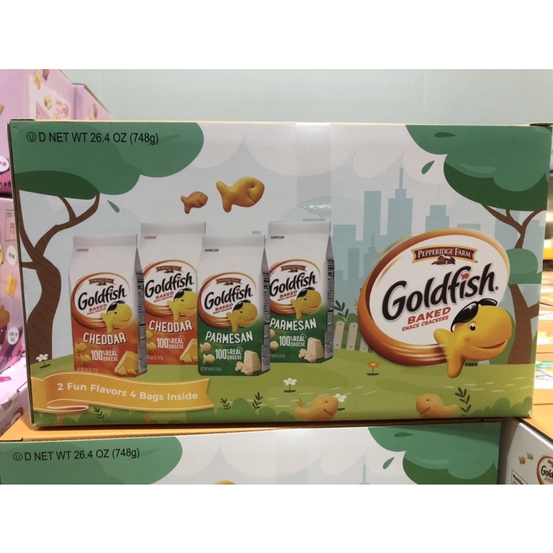 🛍好市多Costco代購 PEPPERIDGE FARM琣伯莉起司小金魚脆餅雙拚組合