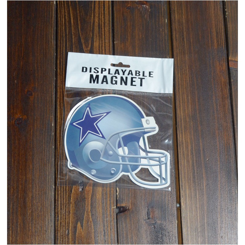 [現貨]美式足球磁性冰箱貼 球隊頭盔牆貼NFL達拉斯牛仔Dallas Cowboys球迷裝飾牆面背景新奇禮物