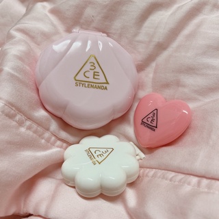 3ce 貝殼氣墊 馬卡龍腮紅 愛心唇膏