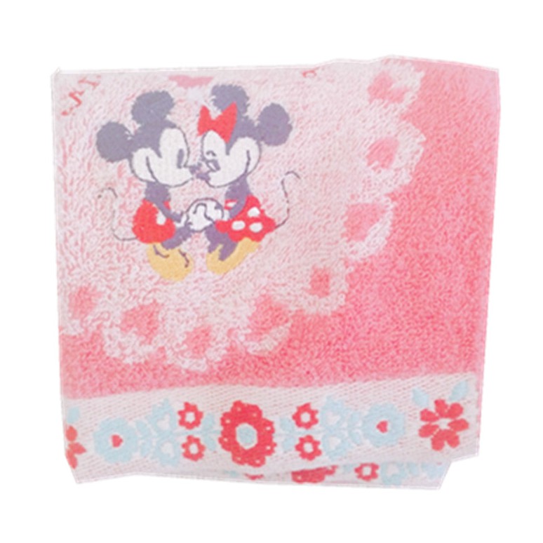 Disney迪士尼米奇米妮米色小毛巾(4105G354)  4905296254945